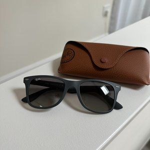 Ray-Ban Wayfarer Liteforce Sunglasses - Matte Blue, Grey Lenses - Unisex